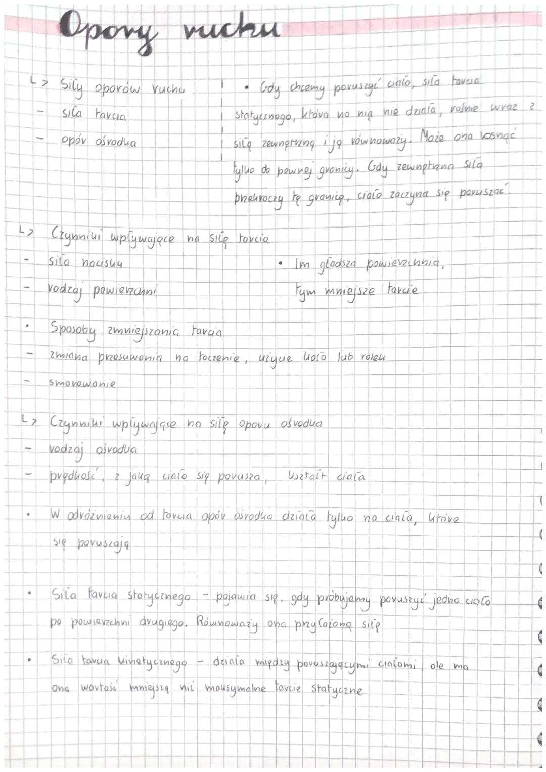 <> Sily oporów ruchu
sita tarcia
ορόν osradua
Opory rucku
b> Czynniki wpływające
Sila boushu
vodzaj powierzchni
1
•
Gdy chcemy poruszyć ciai