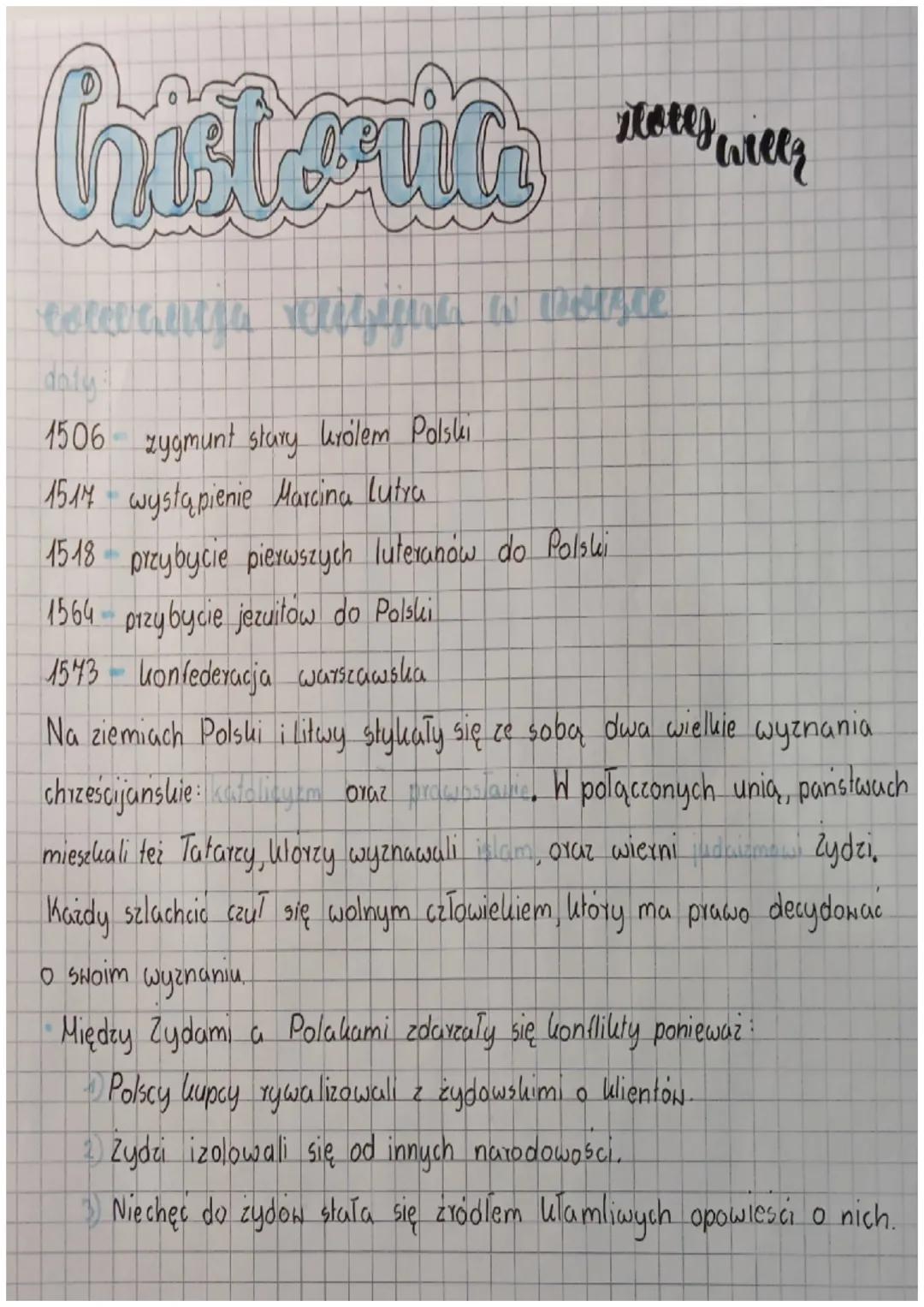 historias
states willy
celelallija viziune a cisce
1506 zygmunt stary królem Polski.
1514 - wystąpienie Marcina Lutra
4
1518 przybycie pierw