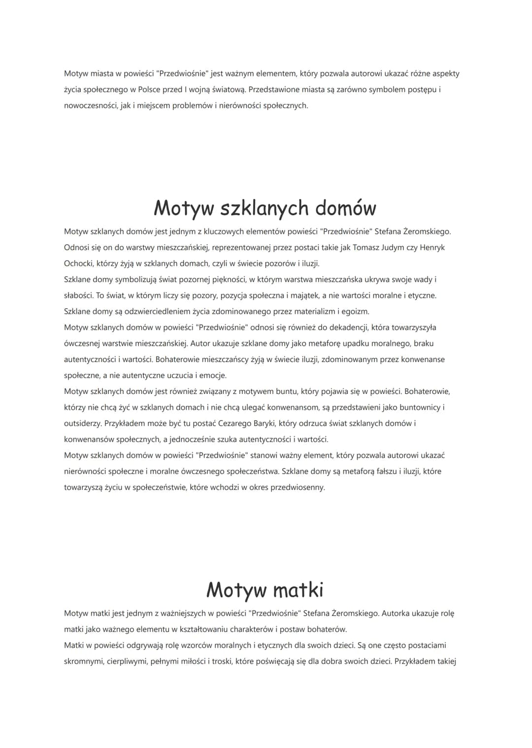 Przedwiośnie- motywy
Motyw ideologii
W powieści "Przedwiośnie" Stefana Żeromskiego istnieje silny motyw ideologii, który koncentruje się na
