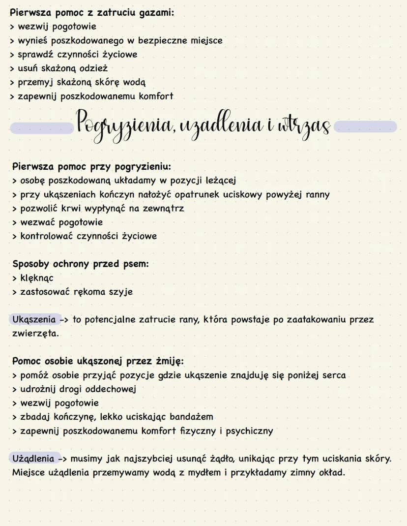 Rany
Rana -> jest to uszkodzenie naskórka skóry i tkanek głębszych.
Rodzaje ran:
> kłute
> cięte
> tłuczone
> szarpane
> postrzałowe
> kąsan