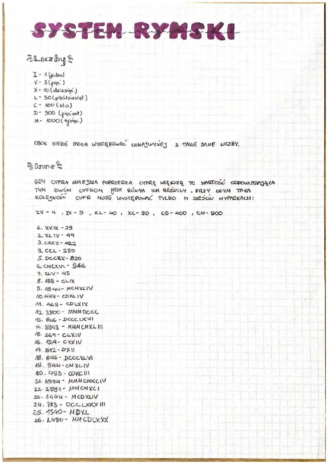 system rzymski