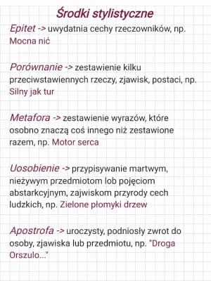 Know Środki stylistyczne - j. polski 🇵🇱 thumbnail
