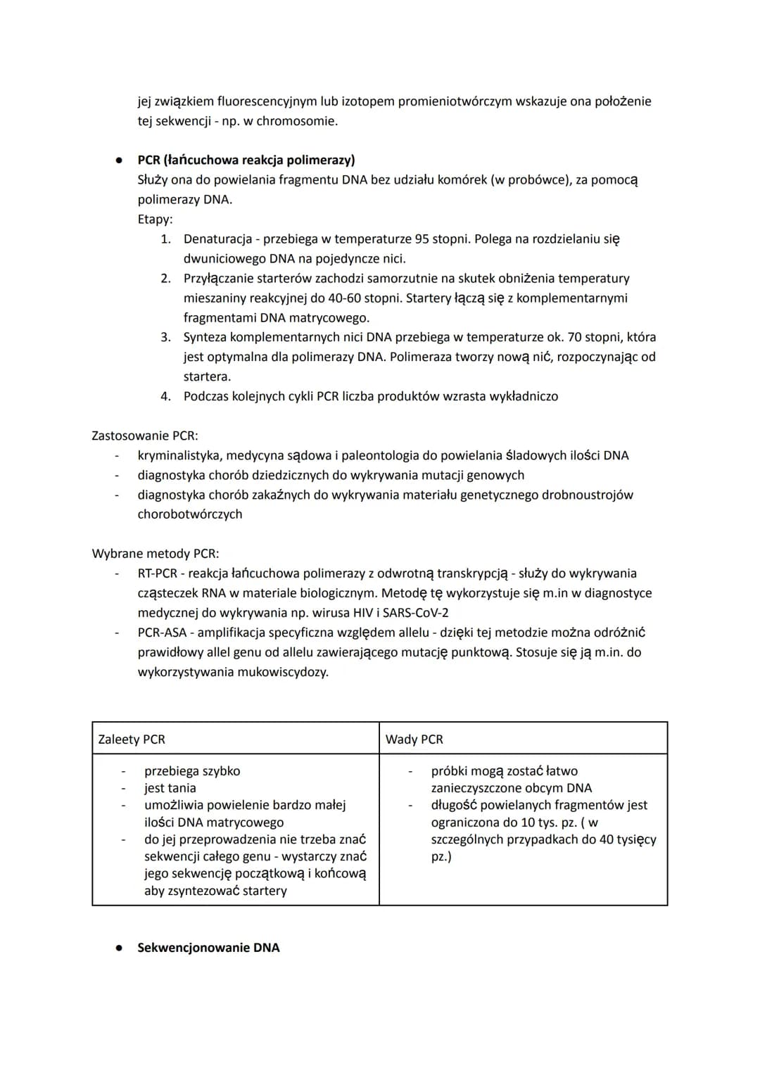 # Podstawowe narzędzia i techniki inżynierii genetycznej
Inżynieria genetyczna - dziedzina nauki, która zajmuje się opracowywaniem technik i