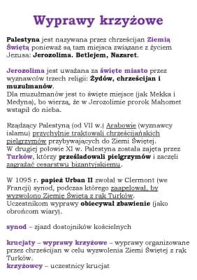 Know Wyprawy krzyżowe (NE kl 5) thumbnail
