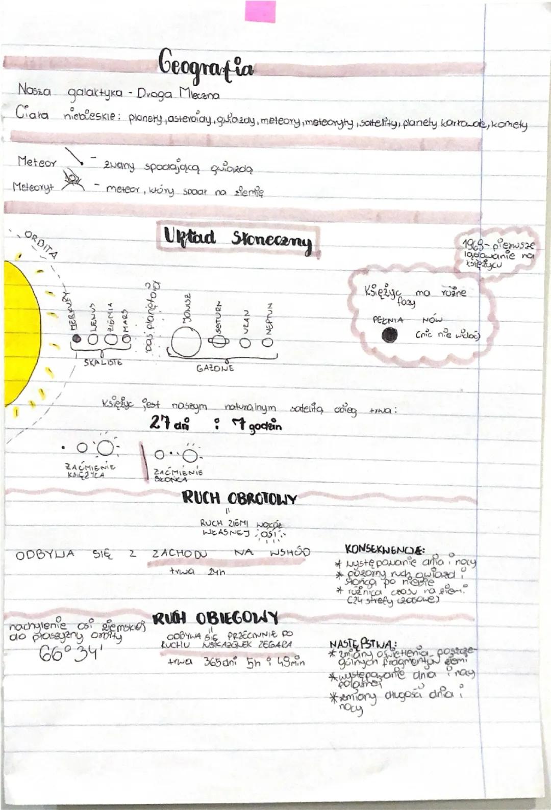 Geografia
Nasza galaktyka - Droga Mecena
Ciara niebieskie: planety, asteroidy, guiazdy, meteory, meteoryty, satelity, planety karkowate, kom