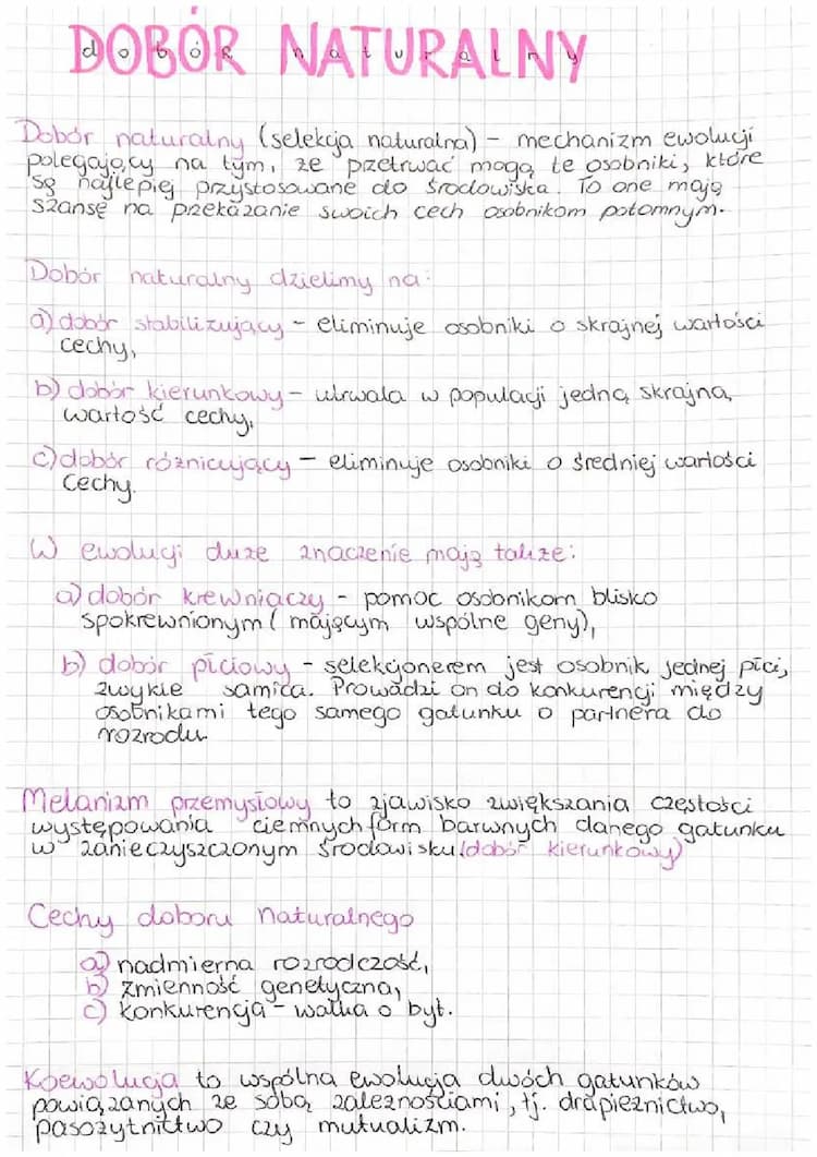 Know Dobór naturalny - główny mechanizm ewolucji thumbnail