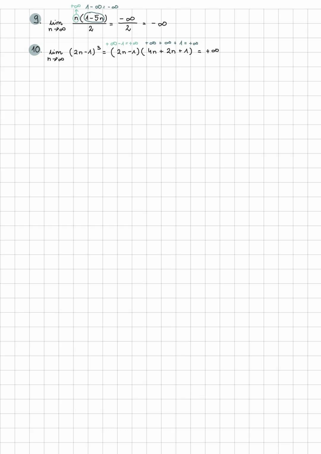 → CZYM JEST?
->
0
- OZNACZAMY: Lim an
→ PRZYKŁADY:
2
liczba do której dążą kolejne wyrazy ciągu
1 lim
n∞
2. lim
3.
gracrica ciagu
lim
n→∞o
z