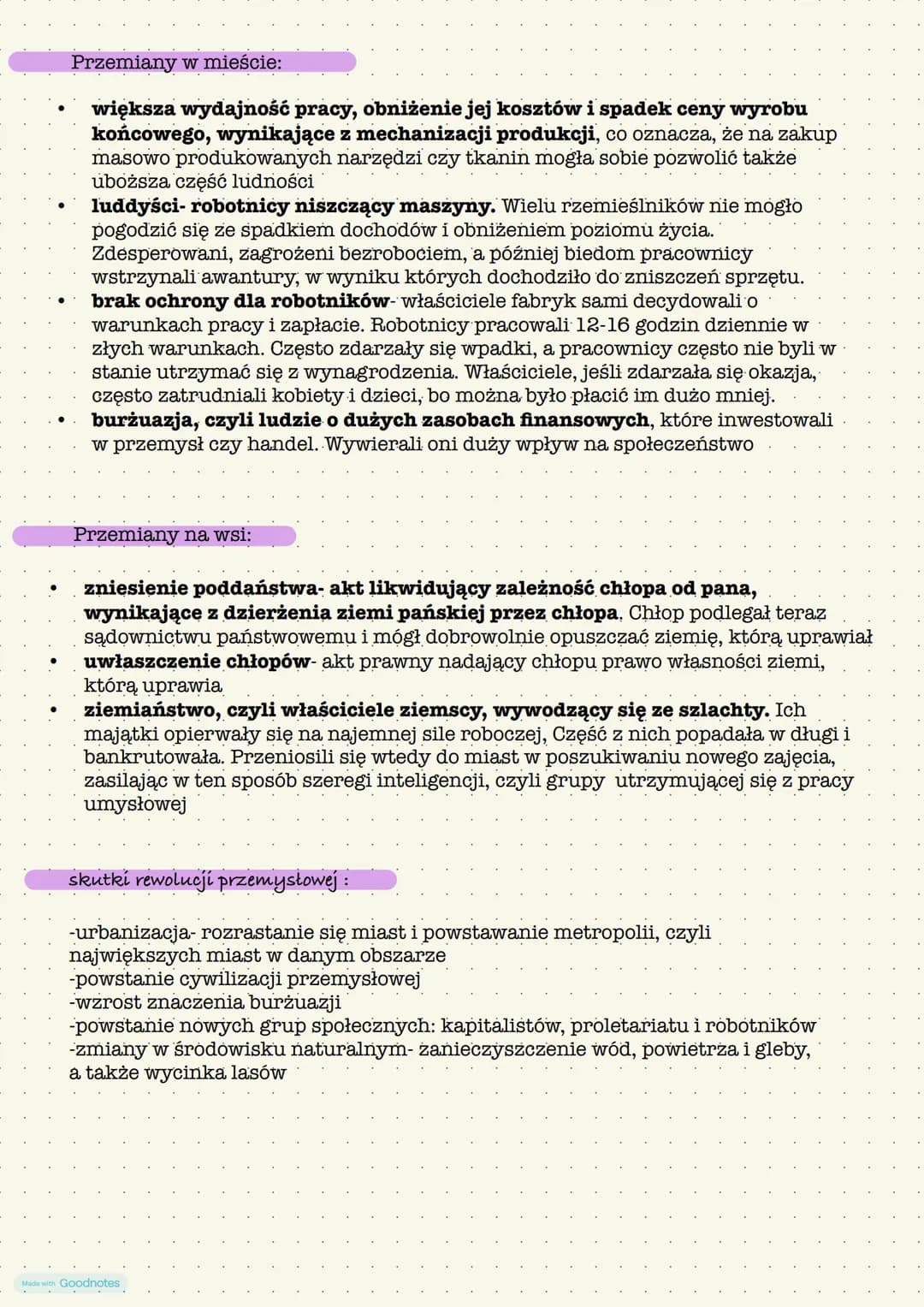 REWOLUCJA
PRZEMYSŁOWA
To wszystkie zmiany społeczne, technologiczne i gospodarcze, które doprowadziły do
powstania wielkiego przemysłu w Eur