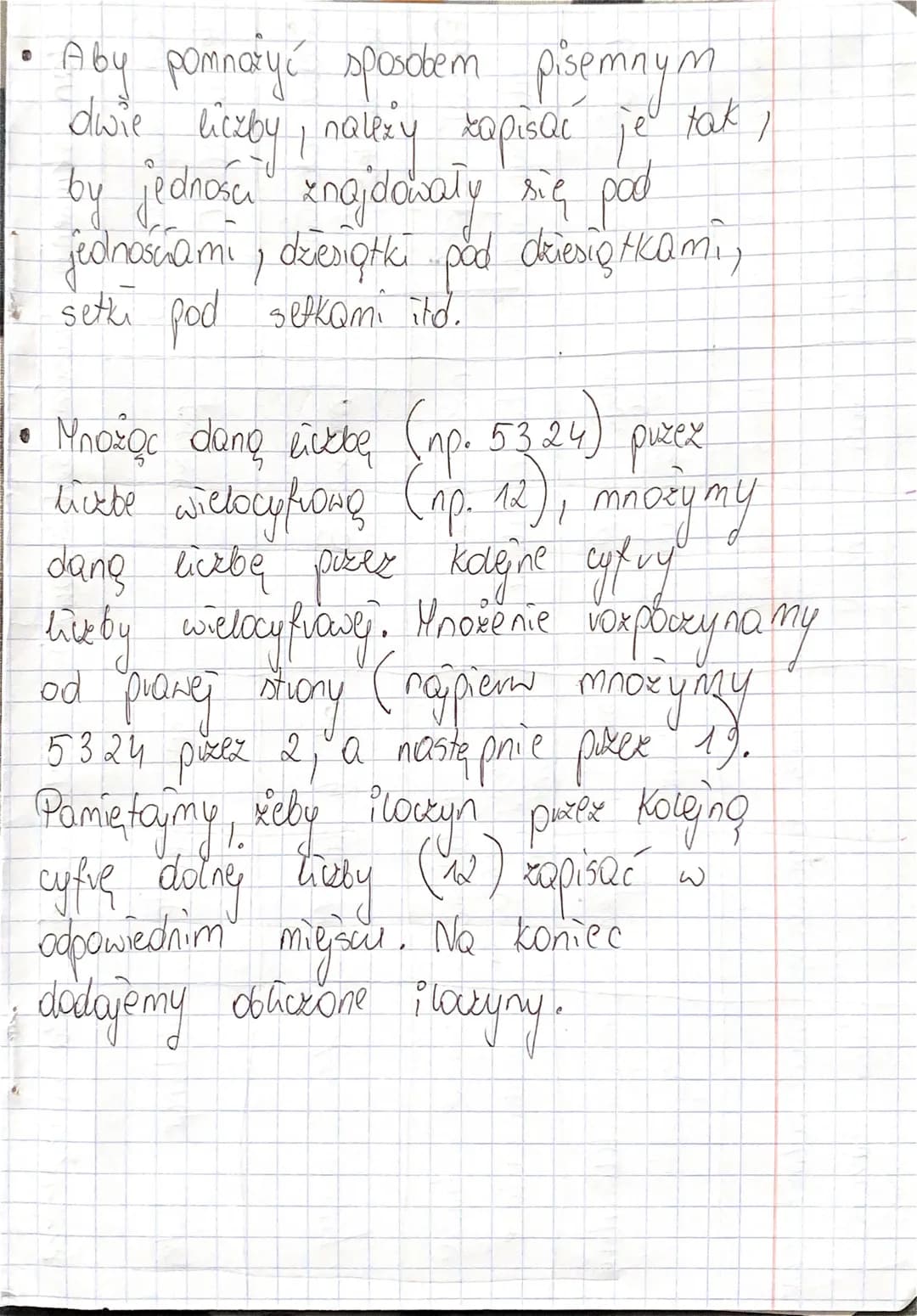 Działania pisemne
• Dodawanie sposobem pisemnym polega na
dodawaniu cyfv
cyfu w poszczególných veędach,
dlatego bardzo wax're jest odpowiedn