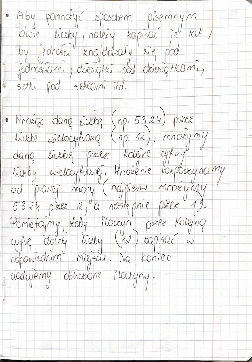 Działania pisemne
• Dodawanie sposobem pisemnym polega na
dodawaniu cyfv
cyfu w poszczególných veędach,
dlatego bardzo wax're jest odpowiedn