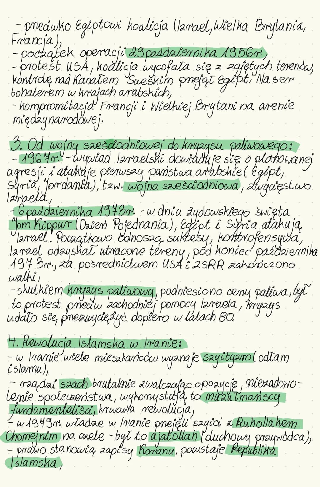 Bliski Wschód i Afryka
Il wojnie światowej
po
1. Powstanie Izraela:
• napływ Żydów do Palestyny,
- w listopadzie 1944r. ON Z podjęło decyzje