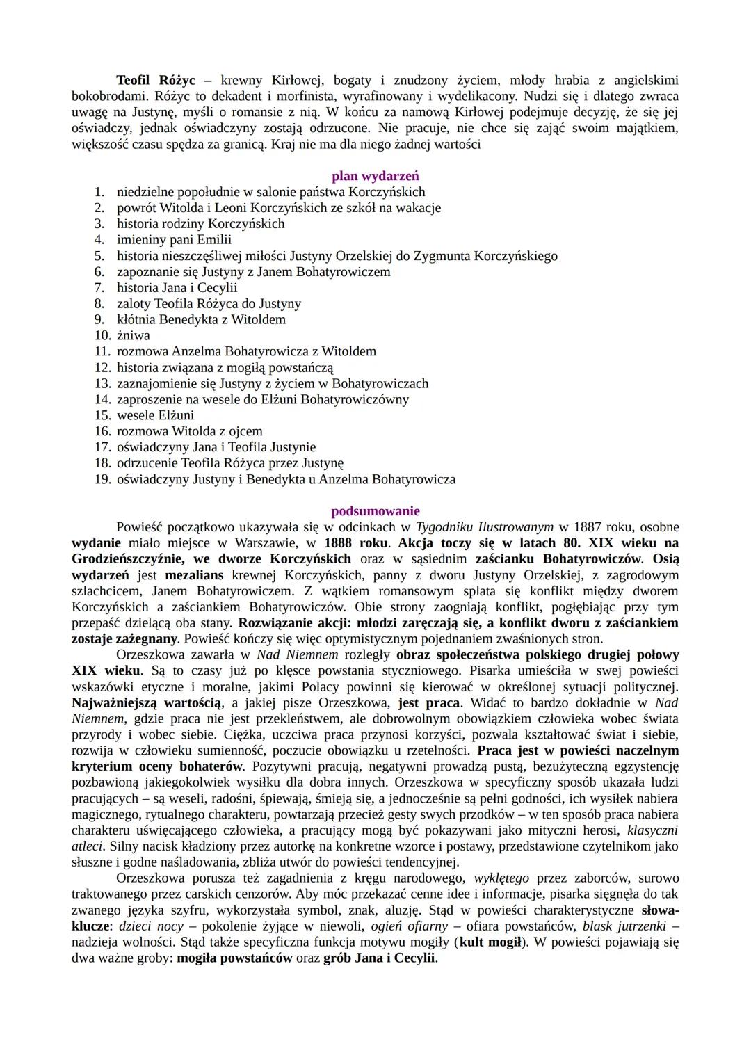 Nad Niemnem
druk
Powieść ukazała się po raz pierwszy w odcinkach w 1887 roku w Tygodniku Ilustrowanym.
wydanie książkowe - odbiór
Książkowe 