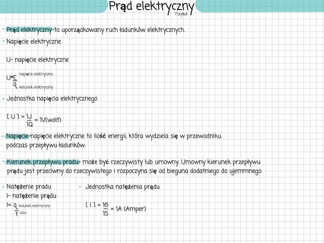prąd elektryczny 