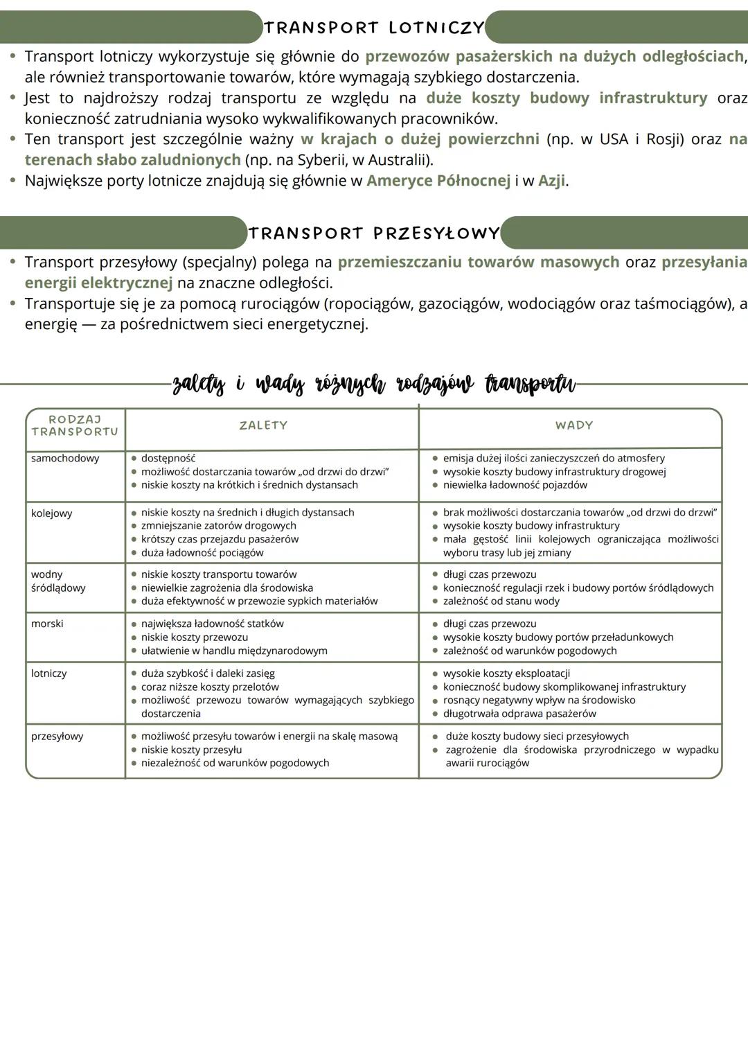--- OCR Start ---
transport
CZYM JEST TRANSPORT?
• Transport - zespół usług, które zaspokajają potrzeby związane z przemieszczaniem osób, pr