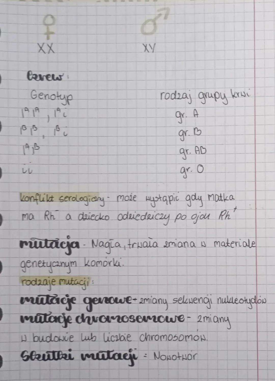 --- OCR Start ---
Biologia
Genetylsa - Nauka zajmująca się driedsize-
niem cech oraz zmiennością organizmów.
Cechy dziedziczne - Cechy, ktor