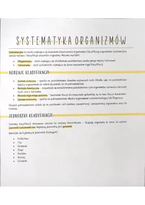 Know Systematyka organizmów thumbnail