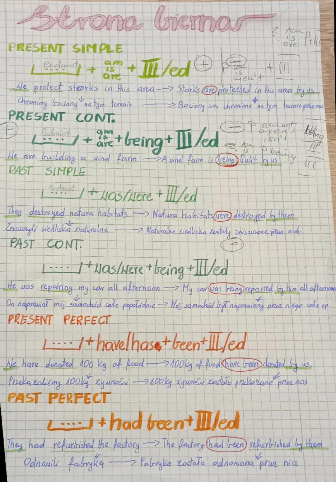 # Strona biermar

PRESENT SIMPLE

++/ed
am
are
(+)

15
ren't

Au
S
are
Pil

He protect storks in this area Storks @r@protected in this area 
