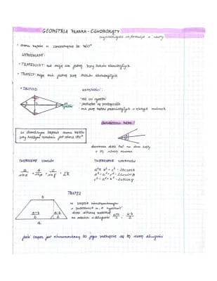 Know Geometria płaska- czworokąty  thumbnail