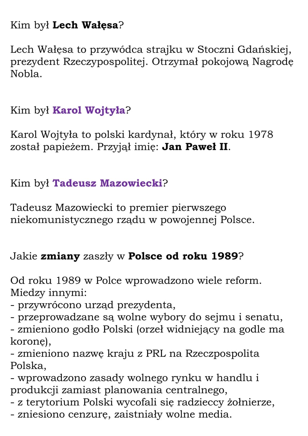 Solidarność. III
Rzeczpospolita
(Dział: PRL. Solidarność. III Rzeczpospolita)
Fiszki
Wyjaśnij znaczenie pojęcia Milicja Obywatelska.
Milicja