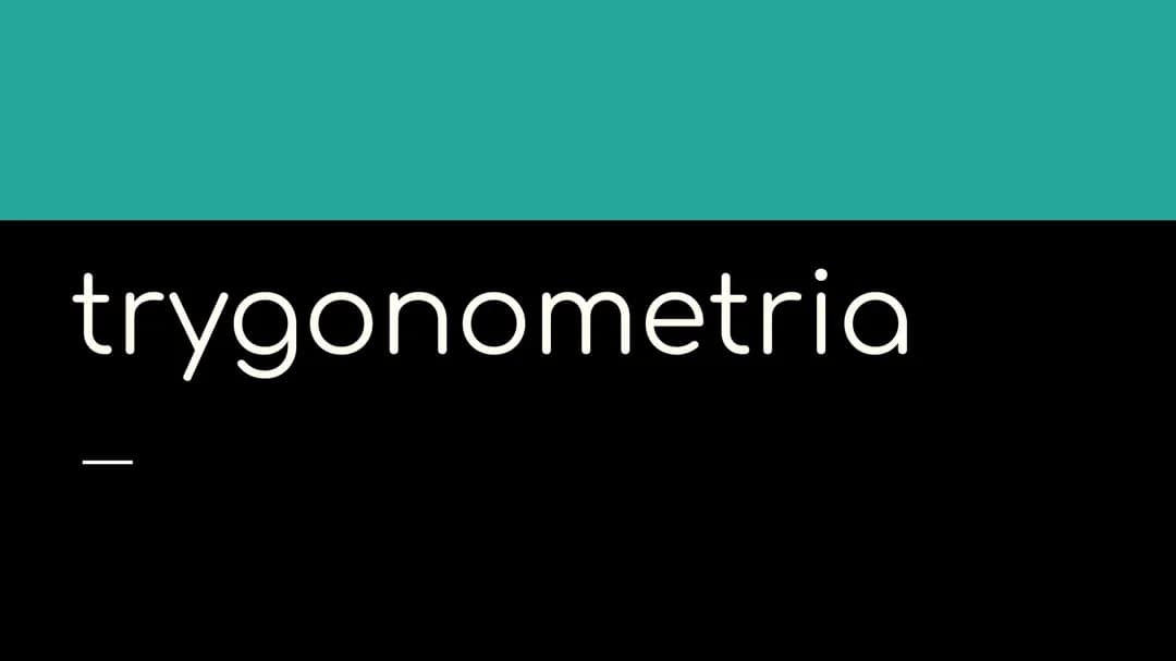 trygonometria 