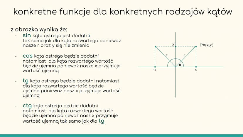 trygonometria Co to jest trygonometria?
Trygonometria to dział matematyki, który
zajmuje się badaniem związków między kątami a
bokami w trój