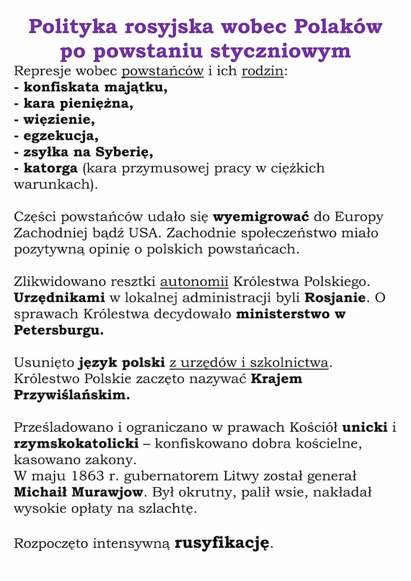Druga połowa XIX wieku
Dział II, Część 2 (lekcje 14-19)
Kl 7, WSiP
Królestwo Polskie przed
powstaniem styczniowym
Królestwo Polskie na począ