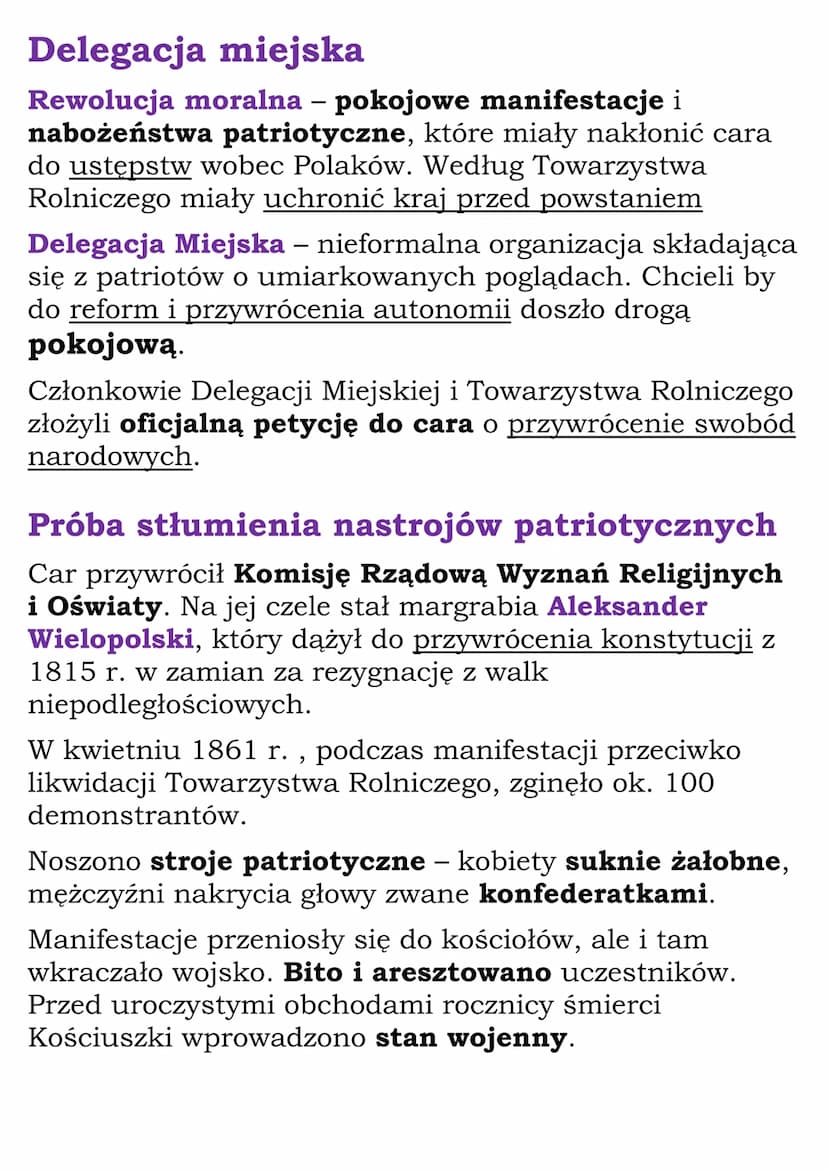 Druga połowa XIX wieku
Dział II, Część 2 (lekcje 14-19)
Kl 7, WSiP
Królestwo Polskie przed
powstaniem styczniowym
Królestwo Polskie na począ
