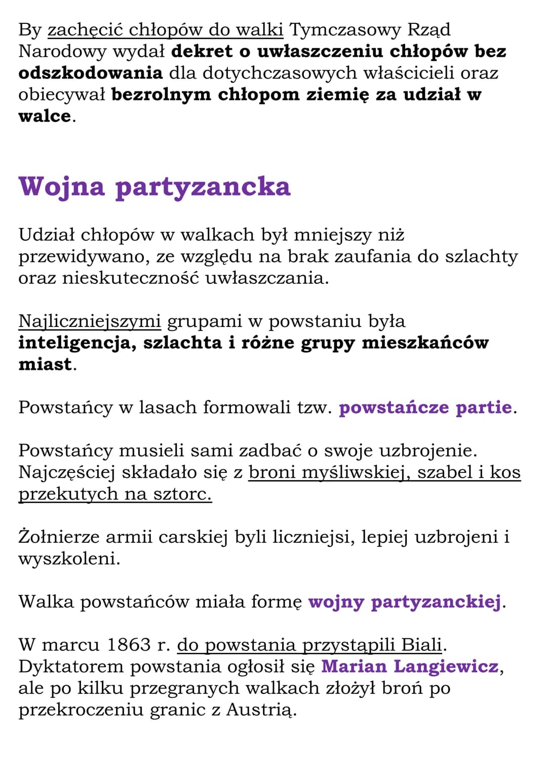 Druga połowa XIX wieku
Dział II, Część 2 (lekcje 14-19)
Kl 7, WSiP
Królestwo Polskie przed
powstaniem styczniowym
Królestwo Polskie na począ