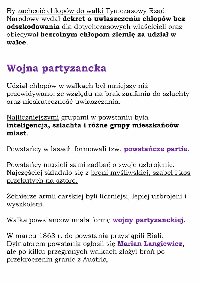 Druga połowa XIX wieku
Dział II, Część 2 (lekcje 14-19)
Kl 7, WSiP
Królestwo Polskie przed
powstaniem styczniowym
Królestwo Polskie na począ