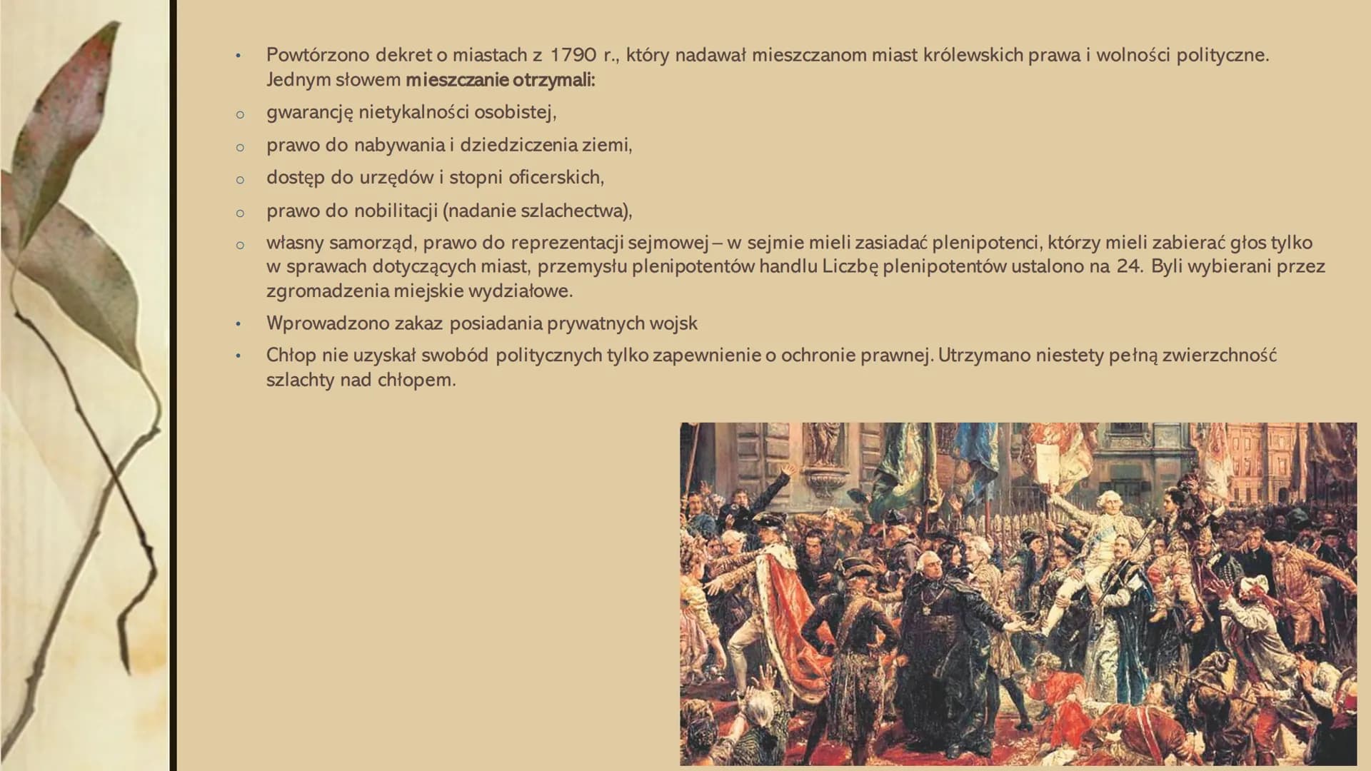 
<p>Sejm Wielki (Czteroletni) 1788–1792 był próbą przeprowadzenia koniecznych reform na skutek trudnej sytuacji politycznej. W skład sejmu w