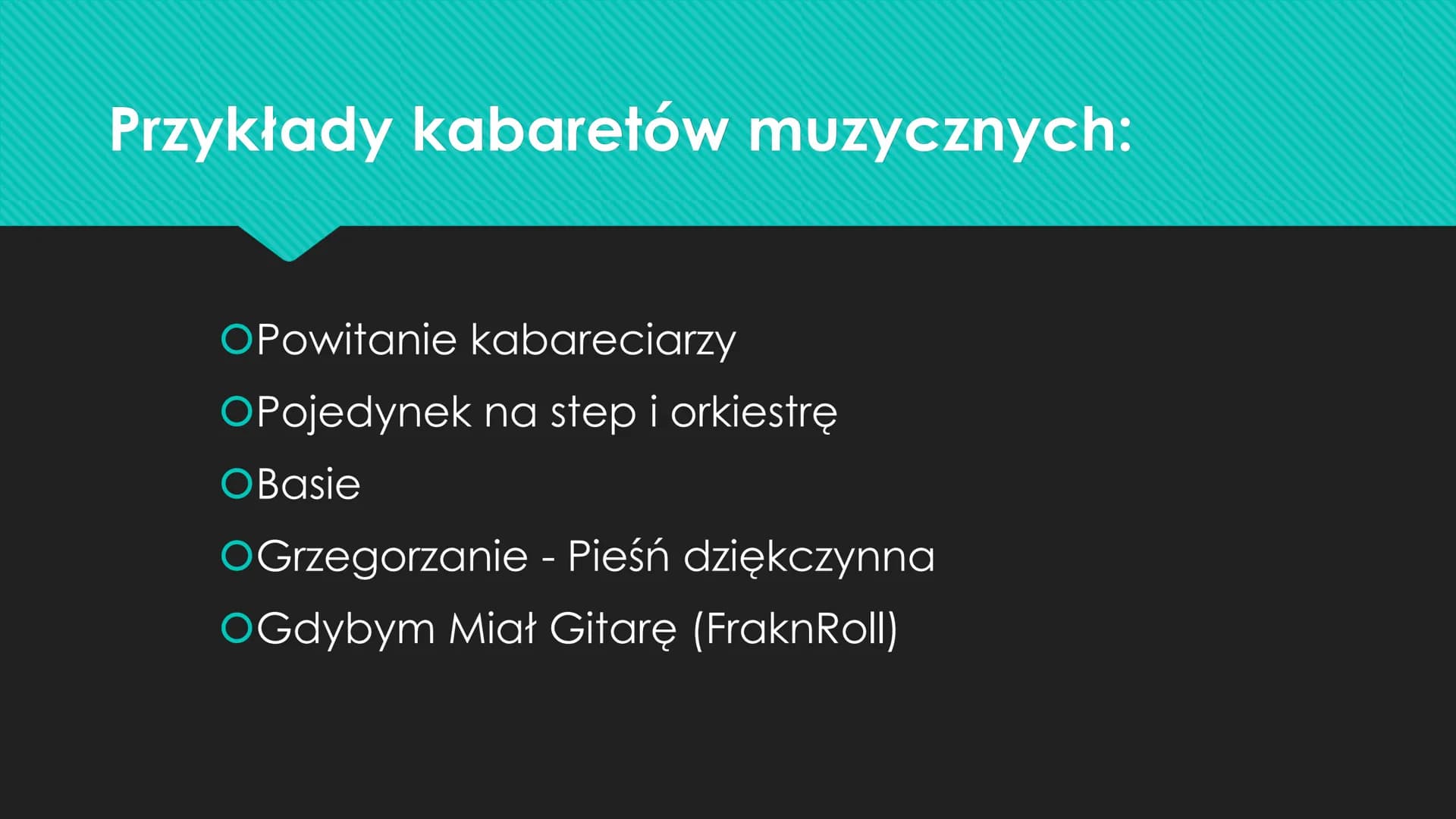 OŚmiech to zdrowie, a muzyka przyjemność.
Okazuje się, że można to połączyć. W rezultacie
otrzymujemy zabawną mieszankę, która rozweseli
nie
