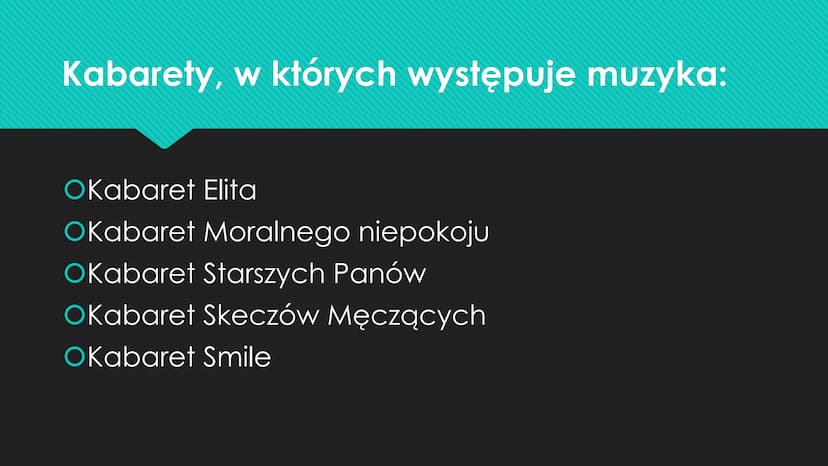 OŚmiech to zdrowie, a muzyka przyjemność.
Okazuje się, że można to połączyć. W rezultacie
otrzymujemy zabawną mieszankę, która rozweseli
nie