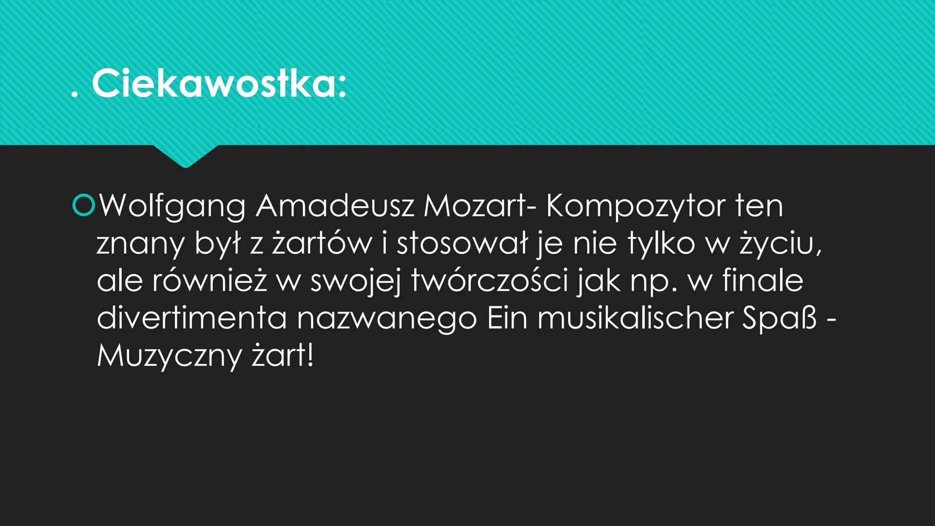 OŚmiech to zdrowie, a muzyka przyjemność.
Okazuje się, że można to połączyć. W rezultacie
otrzymujemy zabawną mieszankę, która rozweseli
nie