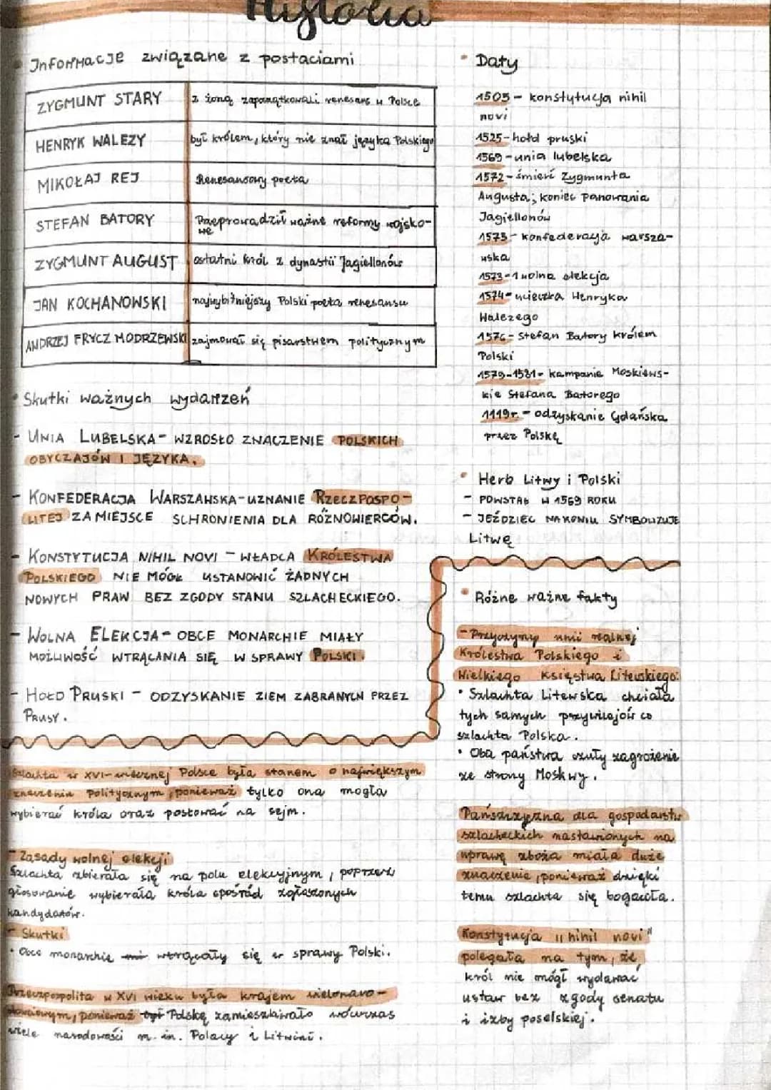Historia Polska w XVI wieku