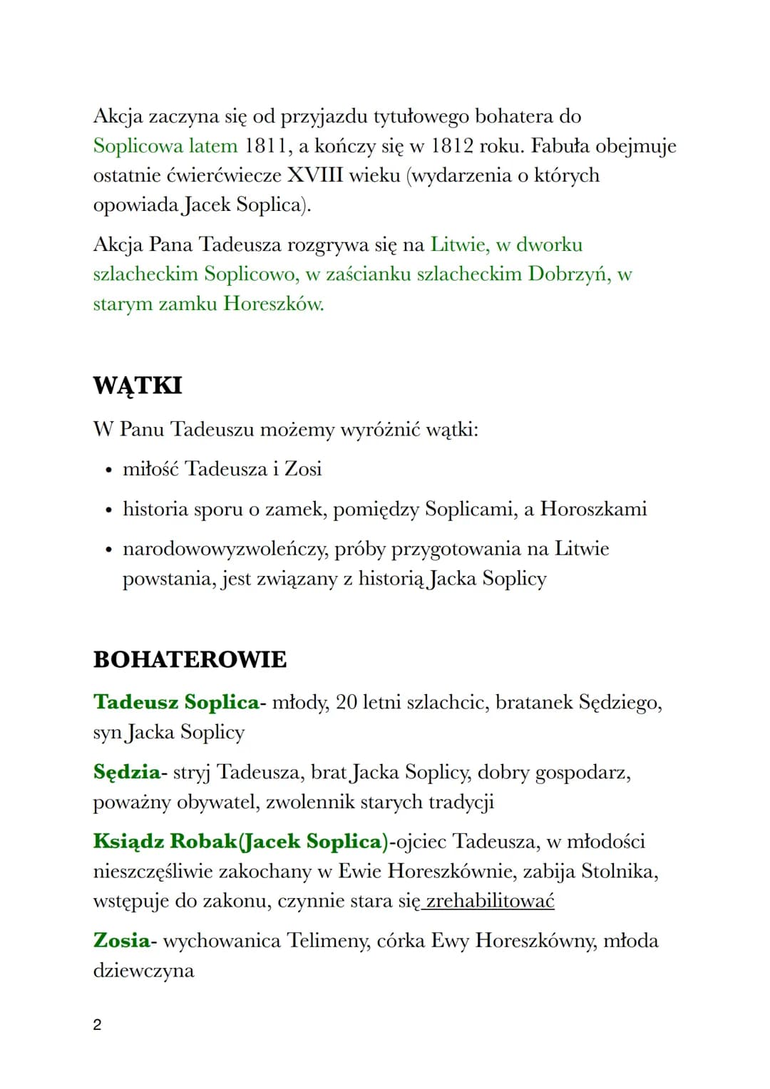 PAN TADEUSZ
ADAM MICKIEWICZ
GENEZA I GATUNEK
Adam Mickiewicz od 1829 przebywał na emigracji,
nie mógł wrócić do rodzinnego kraju. Odbiło się