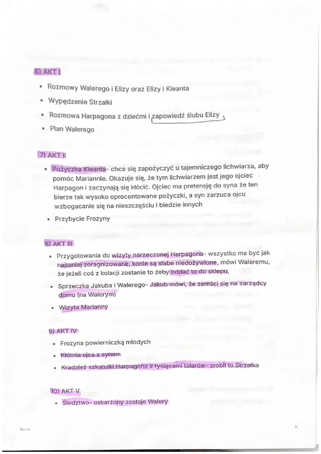 Barok
Barok
1) Barok będzie skupiał się na rozdarciu człowieka, była to epoka ciemna, czas
kontrastów- wojen i konfliktów, a jednocześnie ro