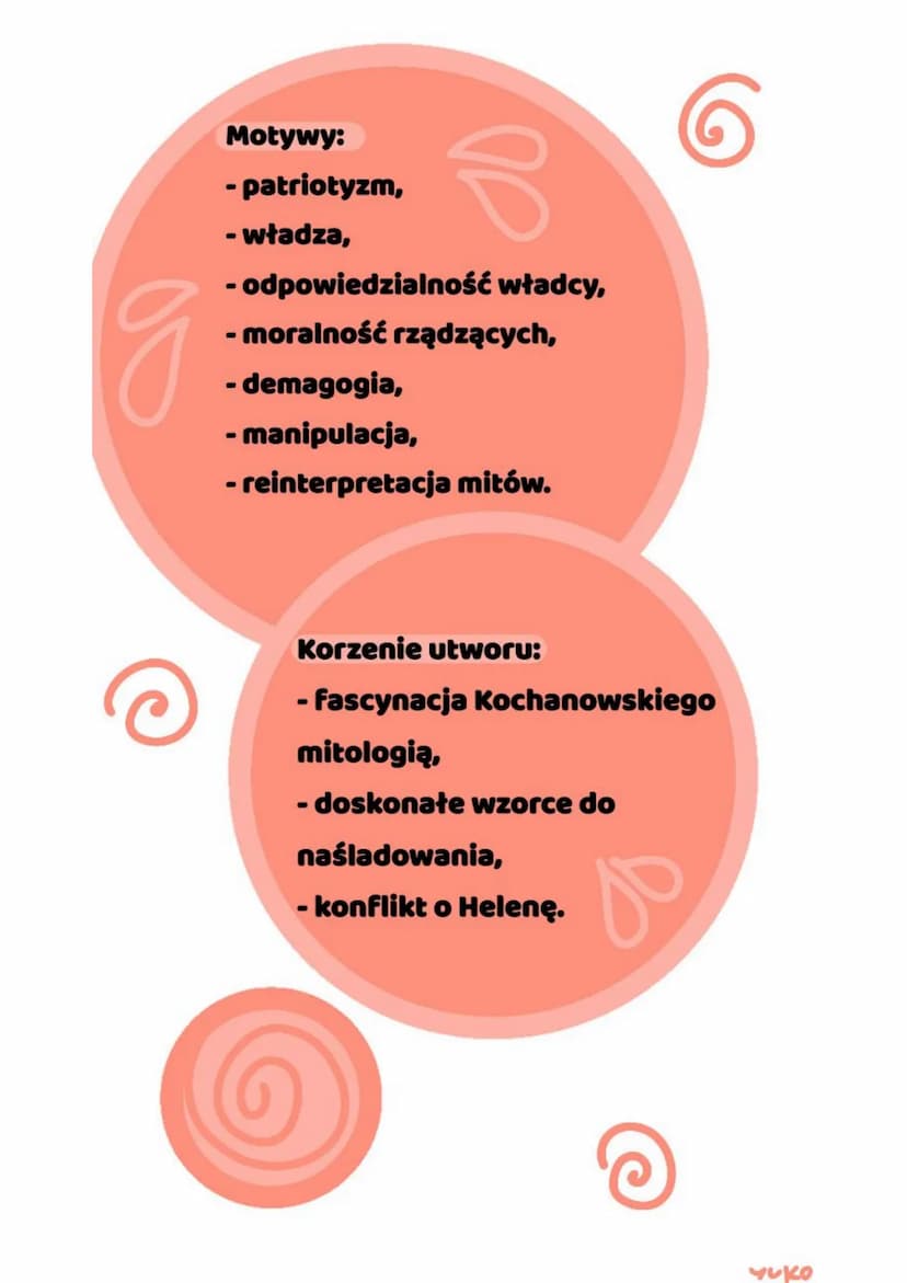 Odprawa postów
greckich
Jan Kochanowski
geneza:
fascynacja poety antykiem
przetłumaczenie przez poetę fragmentu
"Iliady"
napięta sytuacja w 