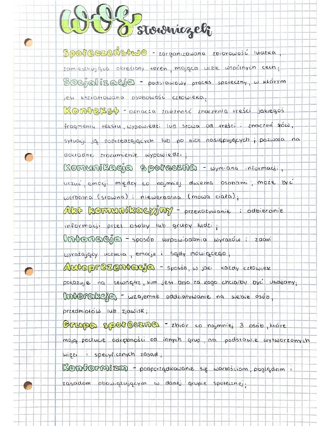 Definicje z działu 1. 