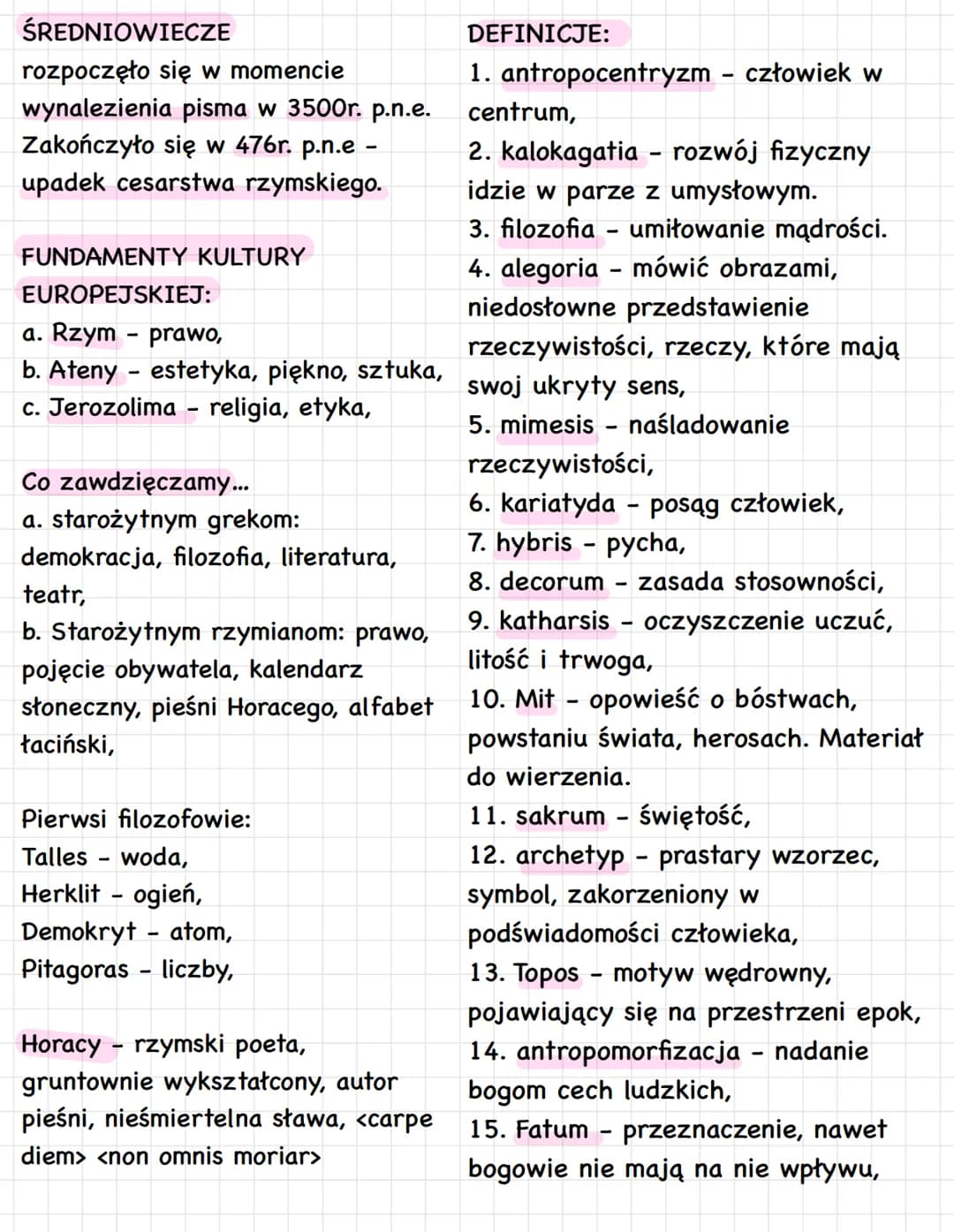 ŚREDNIOWIECZE
rozpoczęło się w momencie
wynalezienia pisma w 3500r. p.n.e.
Zakończyło się w 476r. p.n.e -
upadek cesarstwa rzymskiego.
FUNDA