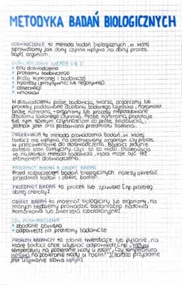 Know Metodyka badań biologicznych  thumbnail