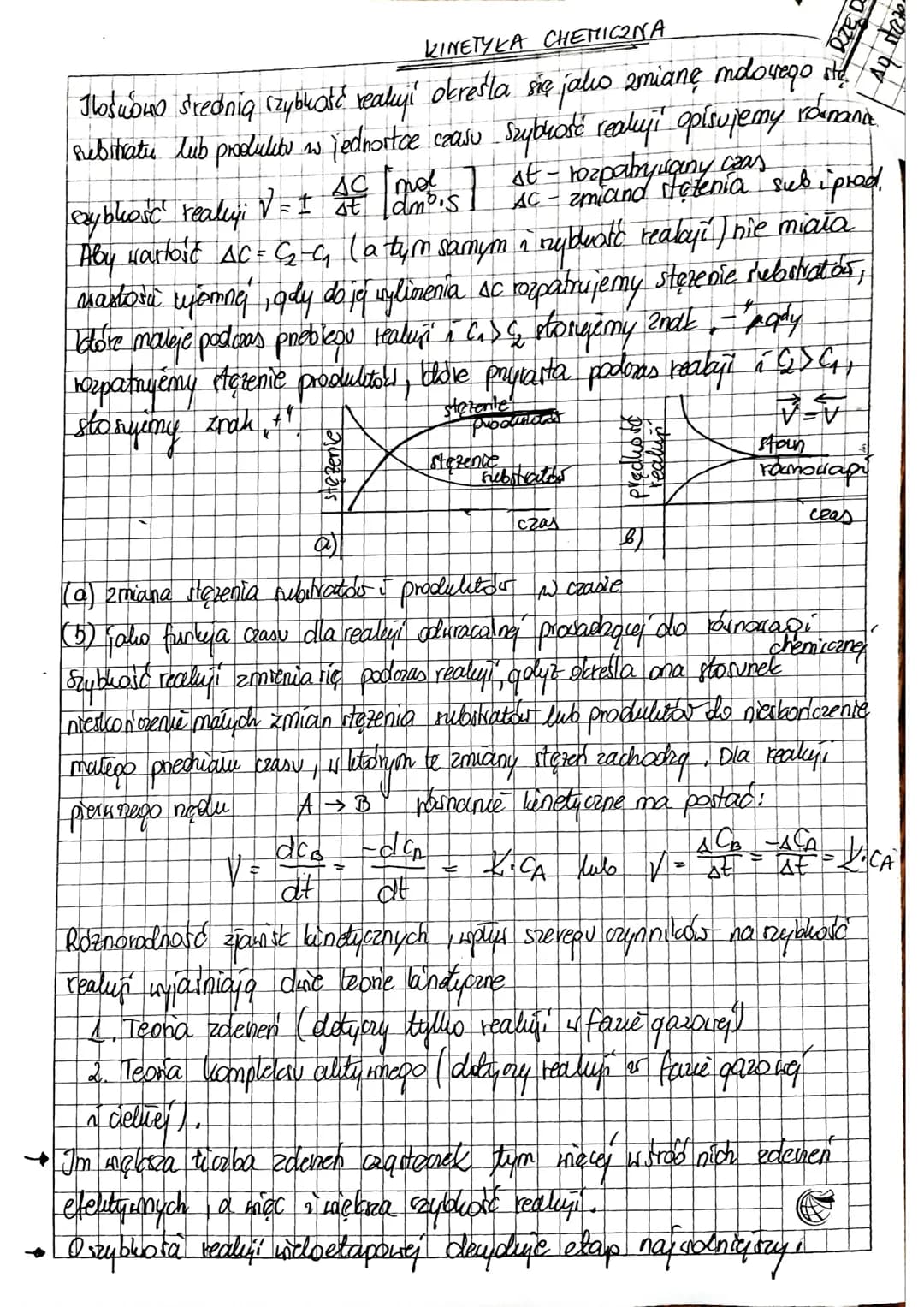 T
KINETYKA CHEMICZNA - SZYBKOŚĆ, REDOĆ I CZĄSTECZKO WAĆ
REAKYL
KINETYKA CHEMIQNA - to dział chemu zajmująly się szydłszią i mechanizmem
real