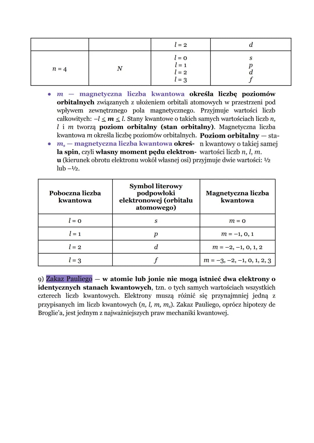 2. ELEMENTY MECHANIKI KWANTOWEJ W
UJĘCIU JAKOŚCIOWYM
1) Mechanika kwantowa (falowa) umożliwia poprawne, czyli zgodne z wynikami
doświadczeń,