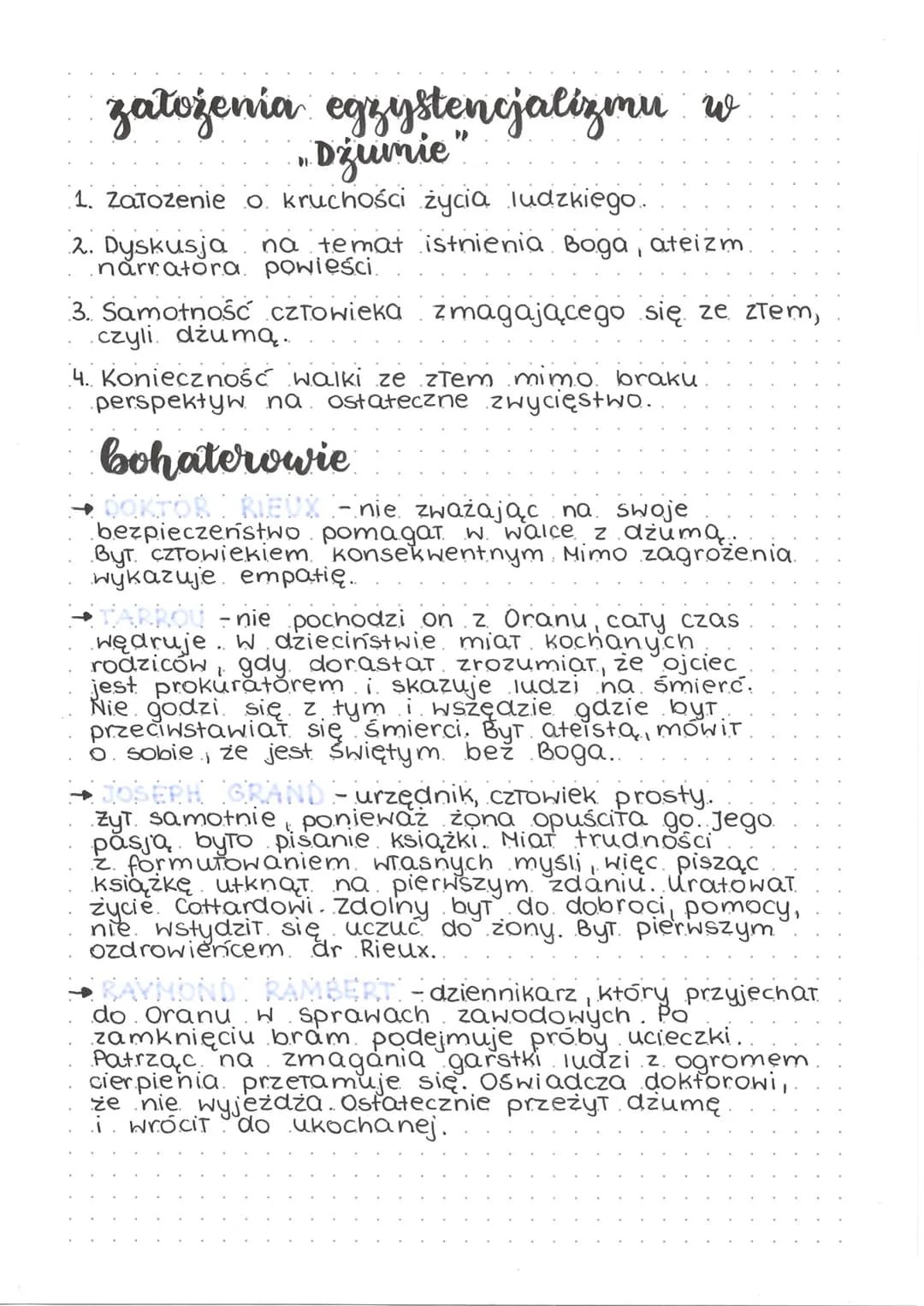 ಗೆಸ್ಟಿಂಗ್‌
ma
czas
1947.r.
geneza
Dzuma to jedna z najważniejszych powieści XX wieku,
ukazała się w 194r. i można ją traktować jako
reakcję 