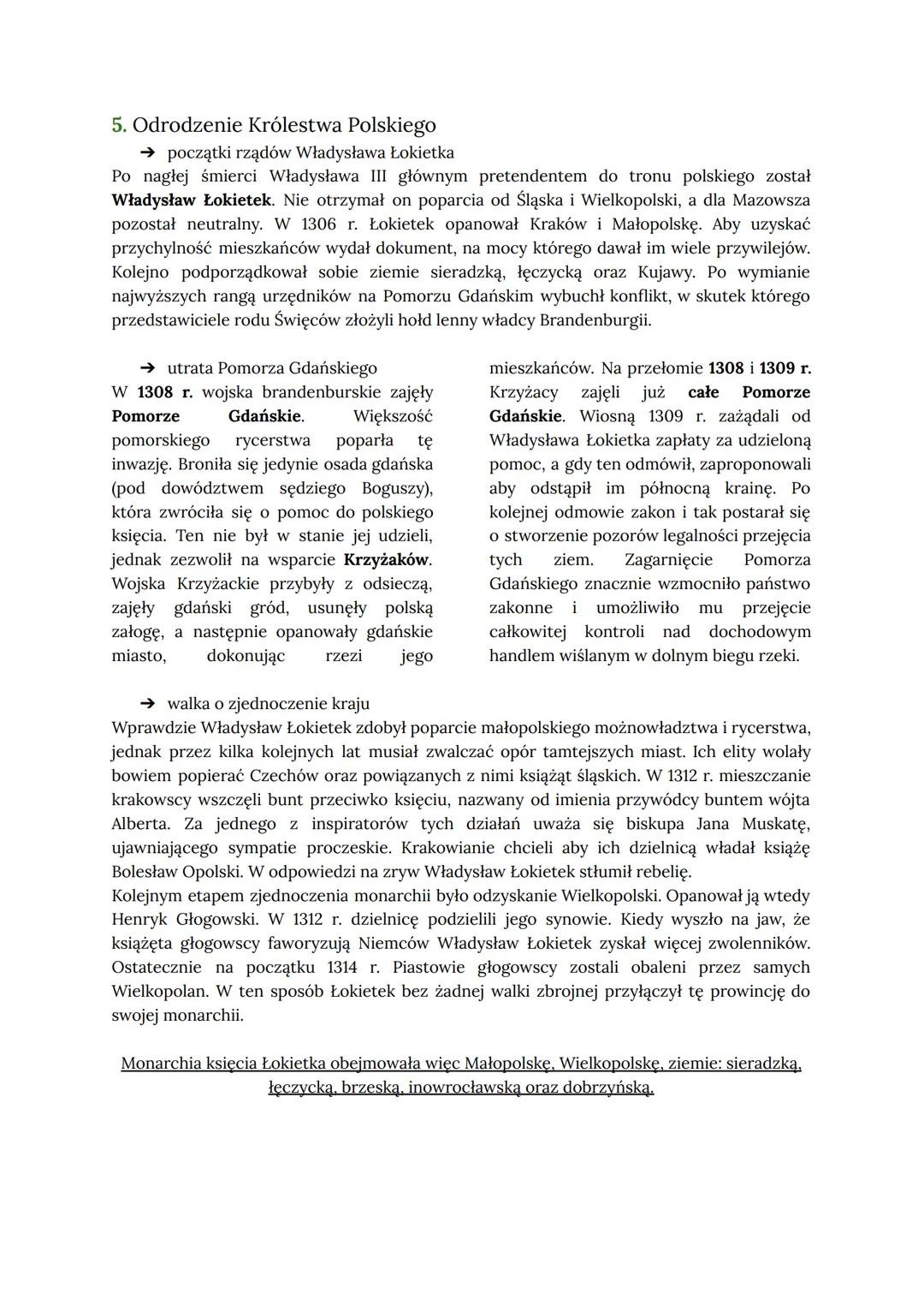 ŚREDNIOWIECZE - POLSKA
I. PAŃSTWO PIERWSZYCH PIASTÓW
1. Pradzieje ziem polskich
pojęcia
drużyna - formacja zbrojna pozostająca pod bezpośred