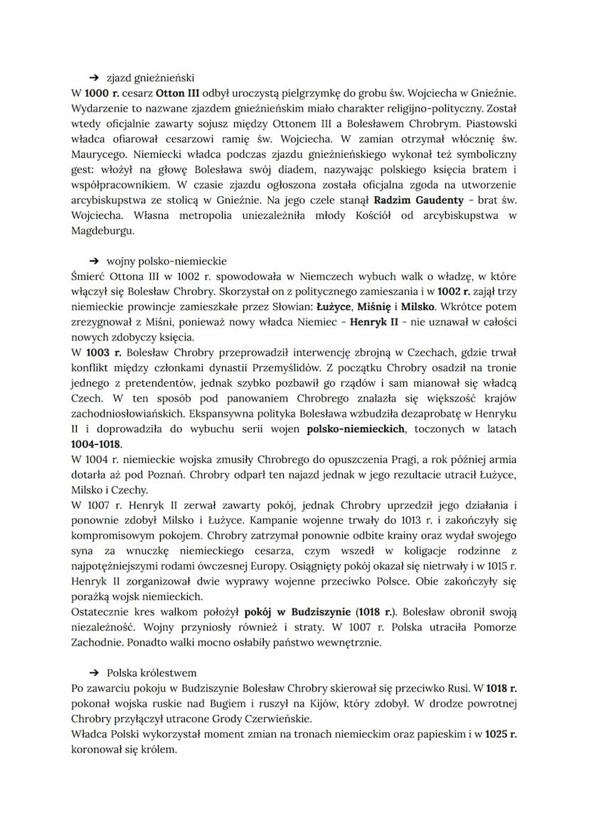 ŚREDNIOWIECZE - POLSKA
I. PAŃSTWO PIERWSZYCH PIASTÓW
1. Pradzieje ziem polskich
pojęcia
drużyna - formacja zbrojna pozostająca pod bezpośred