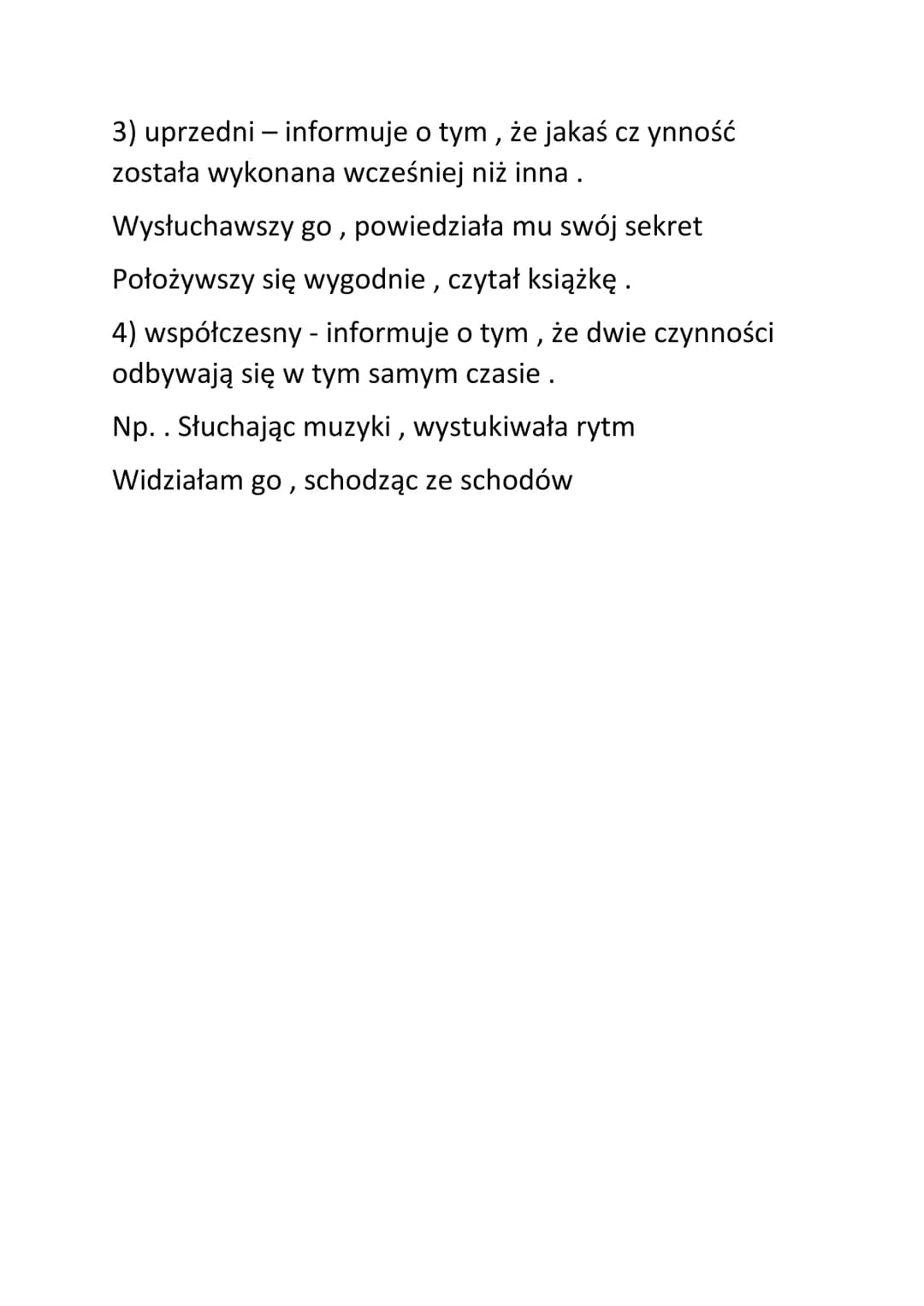 Imiesłowy przymiotnikowe
Odpowiadają na pytania przymiotników : jaki? jaka?
Jaki ? . Odmienia ją się przez przypadki, liczby,
rodzaje. Nie o