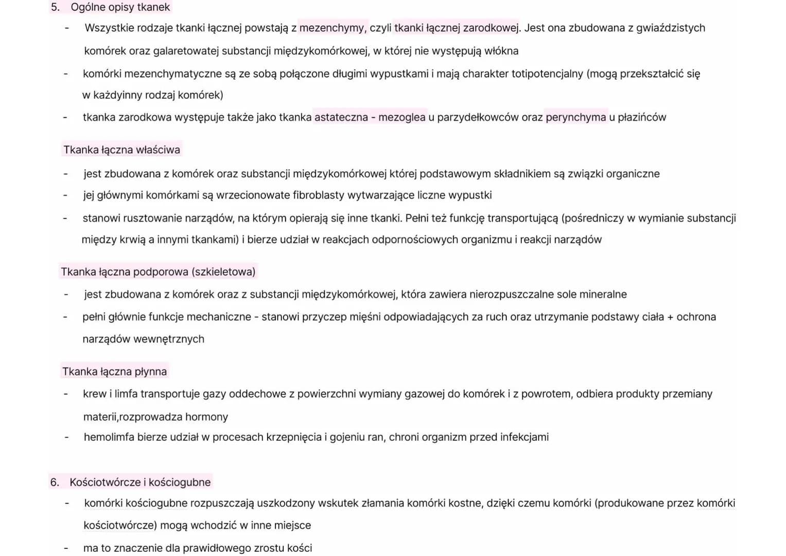 1.
Cechy
Tkanka łączna = komórki + sub. Międzykomórkowa
-luźno
ułożone
-wytwarzają
w
Sub. Podstawowa + włókna białkowe
- bezpostaciowy
sub. 
