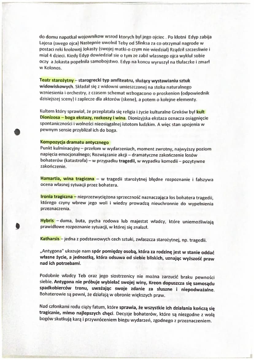 Zagadnienia powtórzeniowe z antyku grecko-rzymskiego
1. Pojęcia:
Archetyp- pierwotny wzorzec (pierwowzór) postaci, zdarzenia, motywu, symbol