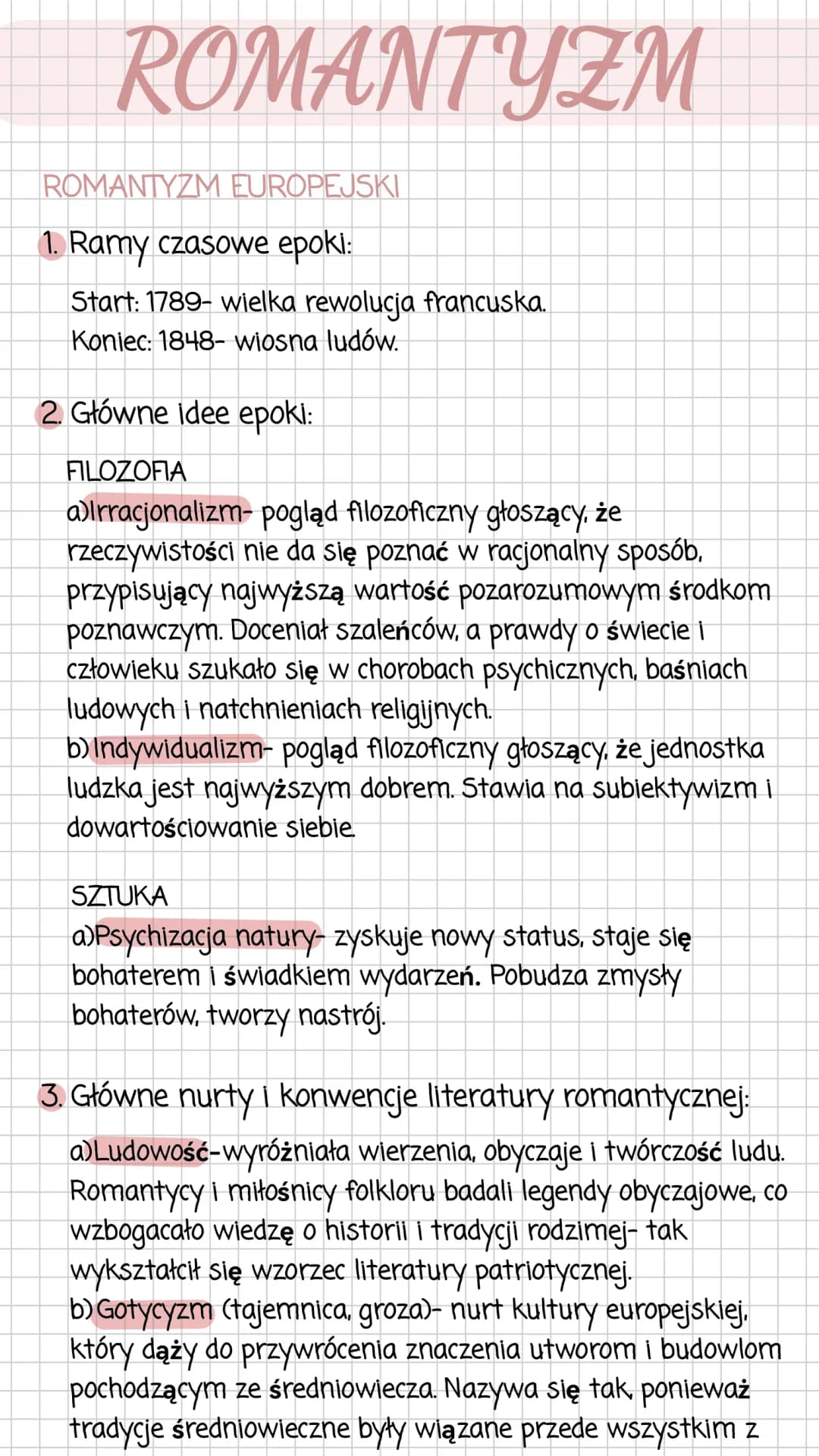 Romantyzm: Najważniejsze Informacje i Przykłady Rozprawki