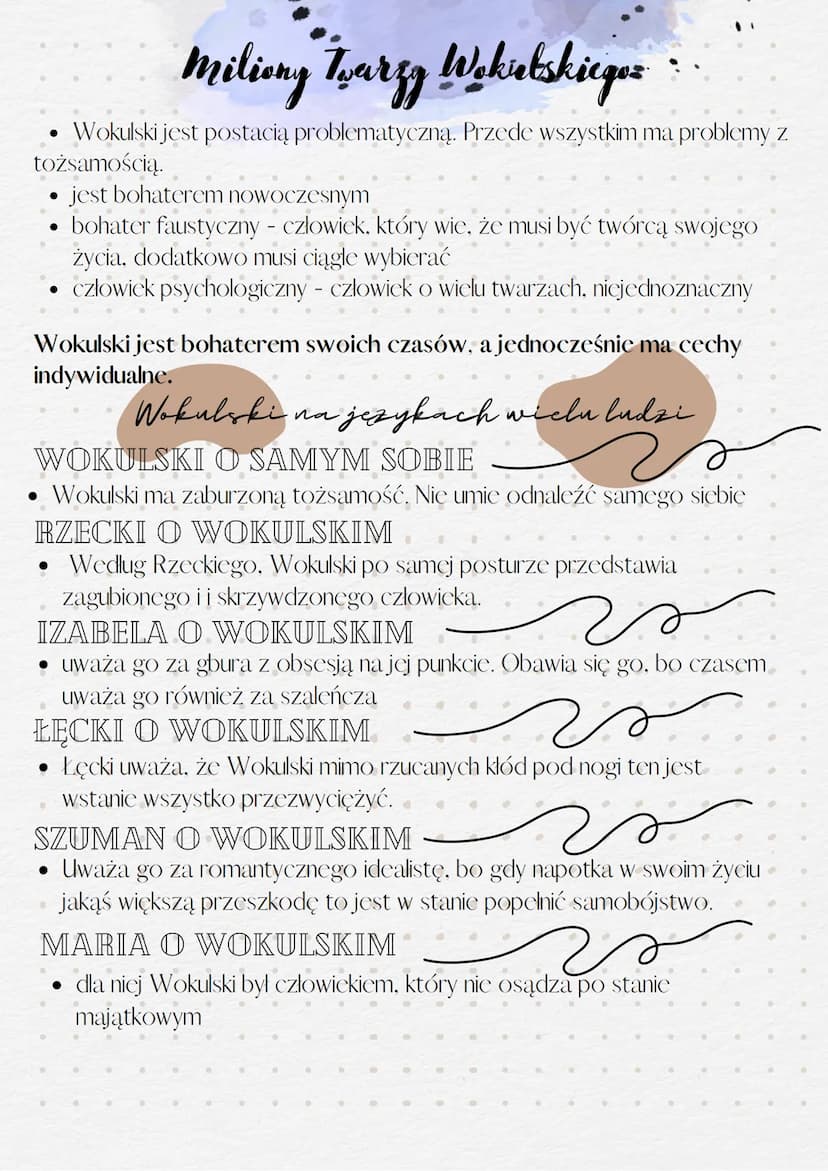 Interpretacja
Lalka Bolestaw
Prus
Rzecki
(romantyzm)
Pierwotny tytuł "trzy pokolenia"
Petiune tematy
23
kupiec galanteryjny
W "Lalce" ukazan
